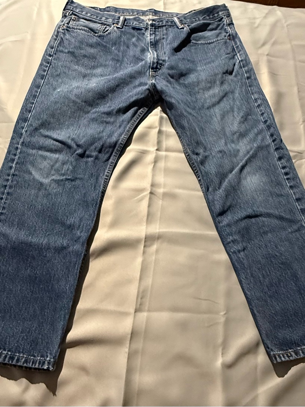 Levi's Men's Straight Jeans in Medium Blue Wash